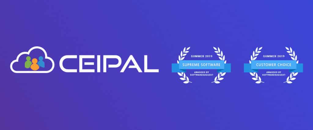 SoftwareSuggest Gives CEIPAL ATS Supreme Software and Customer Choice Awards